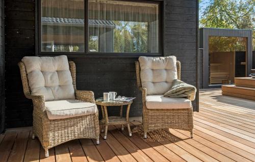 Χώρος καθιστικού στο Cozy Home In Gilleleje With Sauna