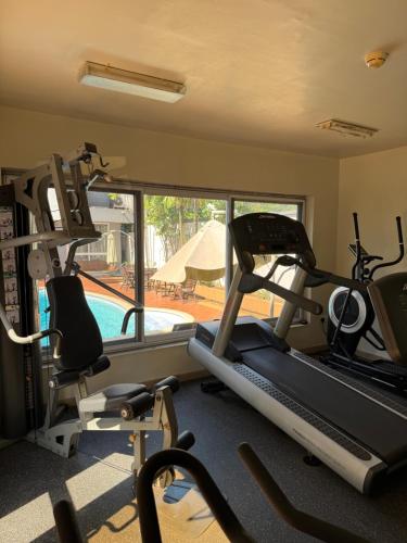 Fitness centrum a/nebo fitness zařízení v ubytování Eagles
