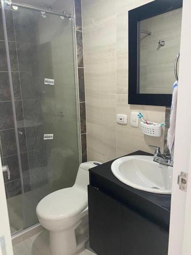 Koupelna v ubytování Apartamento Sur de Cali