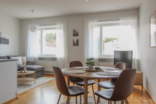 Χώρος καθιστικού στο Pramea Apartments Toripiha