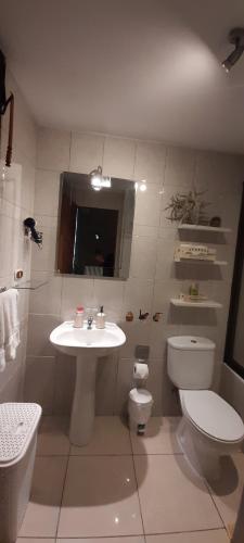 Koupelna v ubytování Bed & Breakfast Lastarria