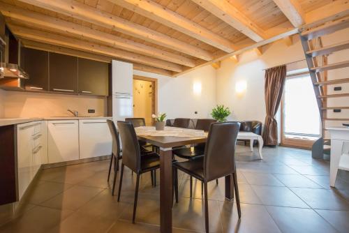 Dapur atau dapur kecil di Casa Gallo - Bormolini Hotels & Apartments
