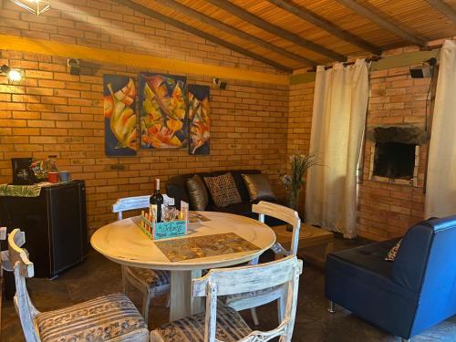 Posezení v ubytování Glamping Cabaña Pacha Neusa