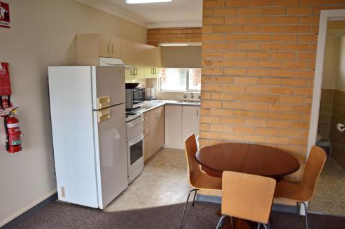 Kuchyň nebo kuchyňský kout v ubytování Wards Holiday Flat 5