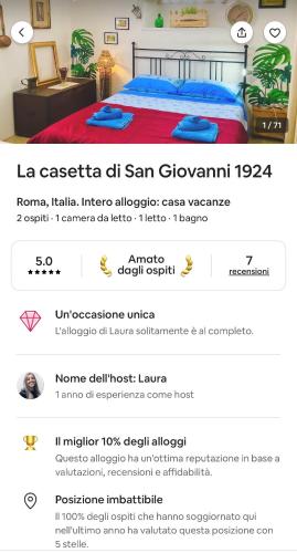 La Casetta di San Giovanni 1924