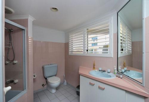 Koupelna v ubytování Capricorn Pacific