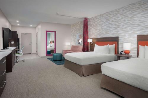 Postel nebo postele na pokoji v ubytování Home2 Suites By Hilton Laredo North
