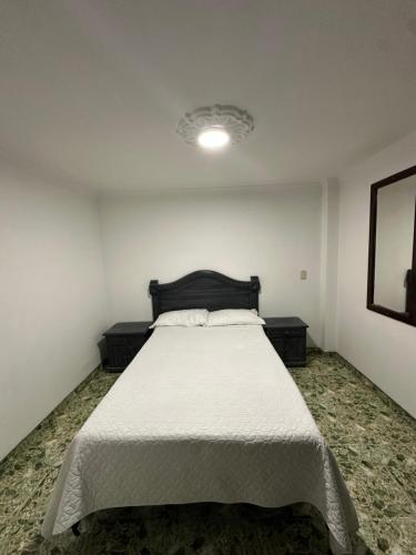 Postel nebo postele na pokoji v ubytování Hotel Nuevo Horizonte E.M.J