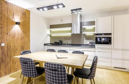 Dapur atau dapur kecil di Bolodges Apartments by Alpin Rentals