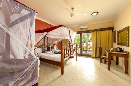 Ένα ή περισσότερα κρεβάτια σε δωμάτιο στο JAZ Adonia