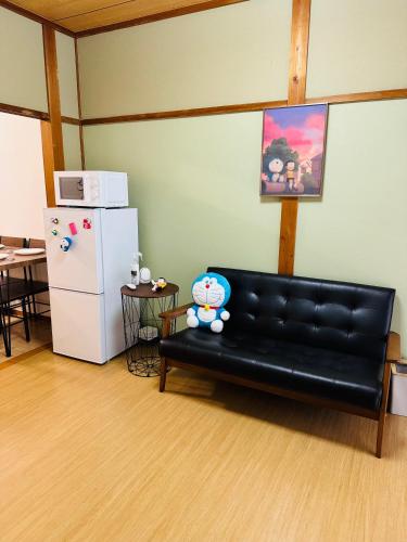 Doraemon Imazen Cute Character Style Japanese Entire House for 6 with 4 Beds Near Public Transport 2 min Walk Direct to Namba Family Friendly