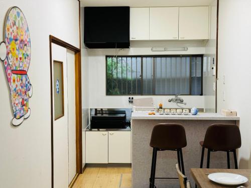 Doraemon Imazen Cute Character Style Japanese Entire House for 6 with 4 Beds Near Public Transport 2 min Walk Direct to Namba Family Friendly