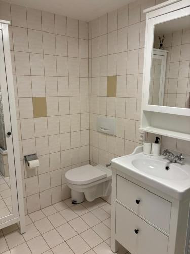 Koupelna v ubytování Ferienwohnung Erwin