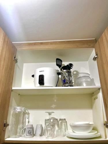 Dapur atau dapur kecil di Jen staycation