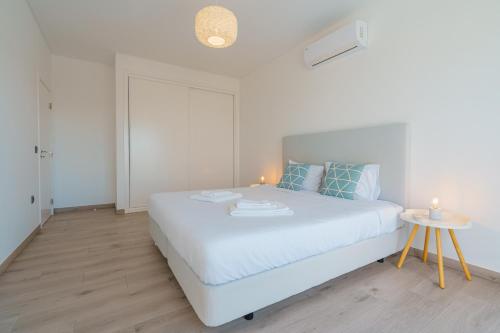 Ένα ή περισσότερα κρεβάτια σε δωμάτιο στο Silver Villa with ocean view