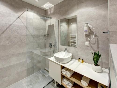 Koupelna v ubytování Hotel Emporia Mostar