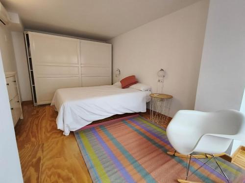 Postel nebo postele na pokoji v ubytování Robles-Mercado