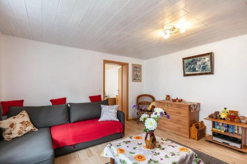 Posezení v ubytování Ferienwohnung im Blumengarten