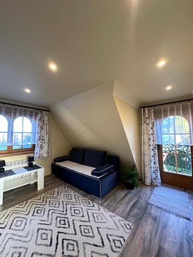 Ruang duduk di Apartament Groń