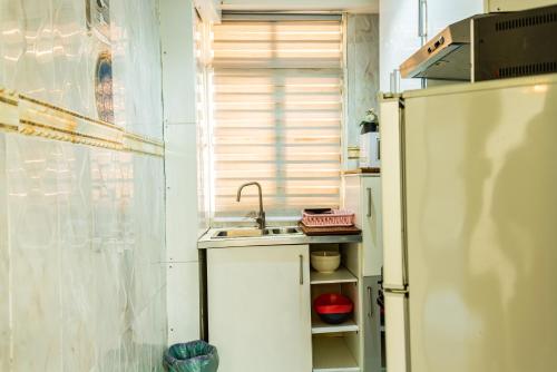 Køkken eller tekøkken på Five's Tower