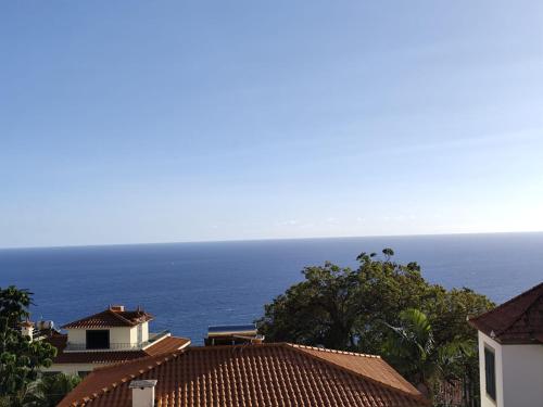 a view of the ocean from the roofs of houses at Sea House in Funchal
