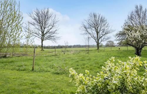 a field of green grass with trees in the background at Stunning Home In Sydals With Wifi in Bro