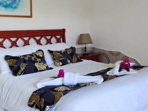 Ein Bett oder Betten in einem Zimmer der Unterkunft Hotel Gomero