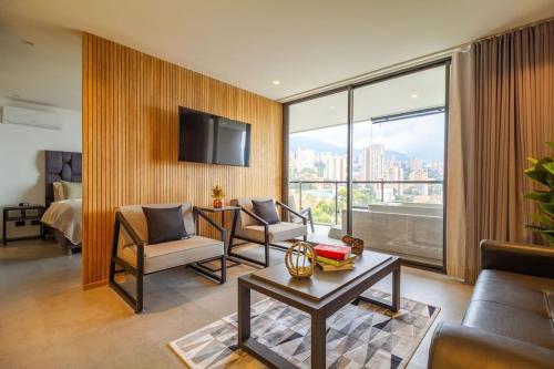 Fotografie z fotogalerie ubytování Elegante suite Poblado wake915 v destinaci Medellín