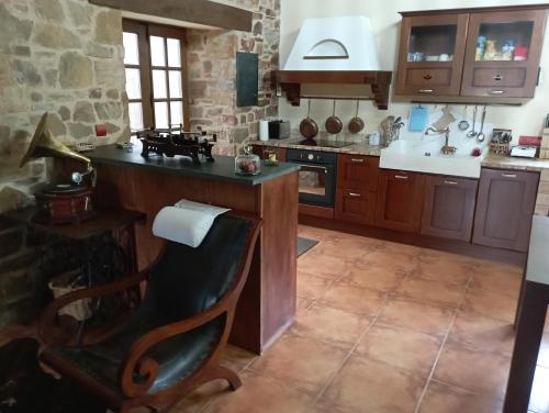 Η κουζίνα ή μικρή κουζίνα στο La casona de mauro