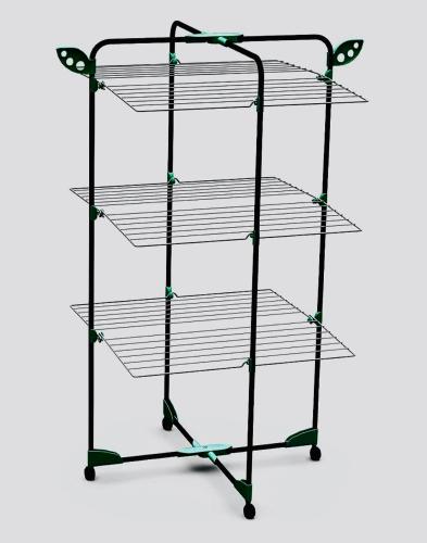 a black metal shopping cart with glass shelves at Apparemment Tour Eiffel- La Motte Picquet Grenelle in Paris