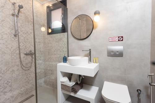 Koupelna v ubytování Ionas Apartments 6