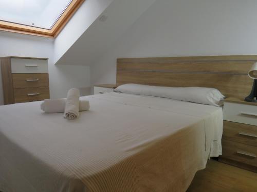 Cama o camas de una habitación en San Froilan 40