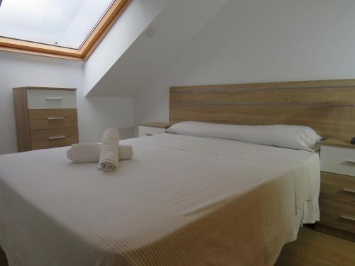 Cama o camas de una habitación en San Froilan 40