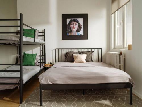 Ένα ή περισσότερα κρεβάτια σε δωμάτιο στο Genesis - Sala Palatului