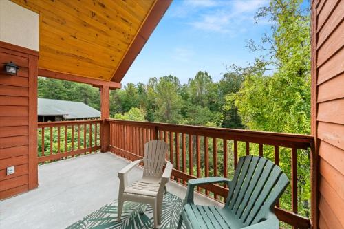 Μπαλκόνι ή βεράντα στο Treetop Bungalow