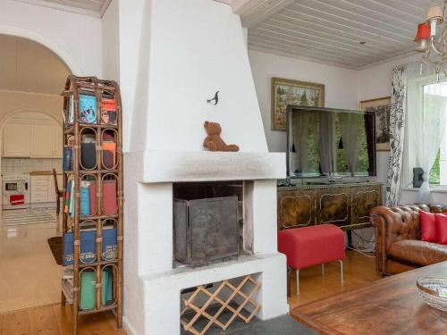 Χώρος καθιστικού στο Stunning Home In Djurhamn With 6 Bedrooms, Wifi And Sauna