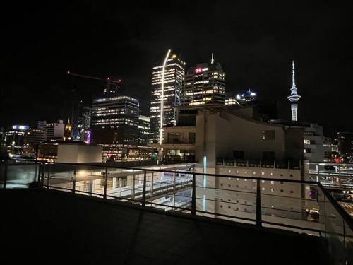 Vista general de Auckland o vista desde el apartahotel