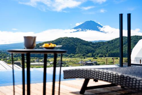 ヴィラから撮影された、または一般的な山の景色