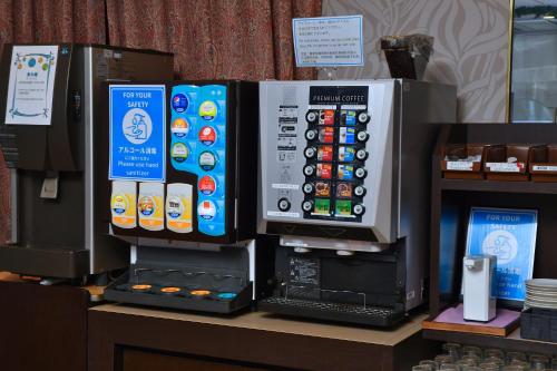 a store display of an iphone at Hotel Listel Shinjuku in Tokyo