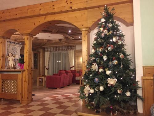 Χώρος καθιστικού στο Hotel Centrale