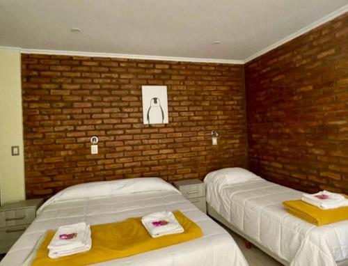 Ένα ή περισσότερα κρεβάτια σε δωμάτιο στο Posada Patagonia Bed & Breakfast