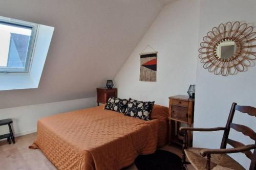 Postel nebo postele na pokoji v ubytování La Maison d'Adèle