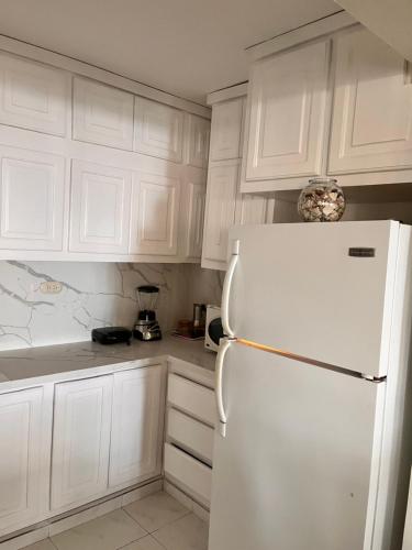 Kuchyň nebo kuchyňský kout v ubytování Apartamento amueblado en Villa Olga