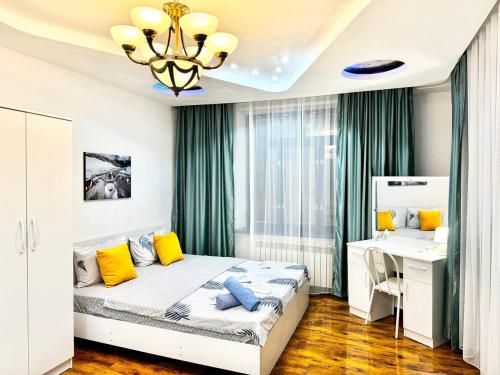Cama o camas de una habitación en 4-Room Apartments