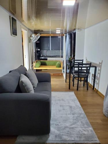 Posezení v ubytování Rooftop Rooms