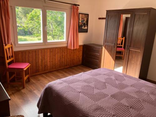 En eller flere senge i et værelse på La casa del pintor