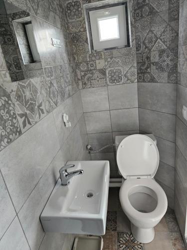 Koupelna v ubytování Ubytovna-Hostel- IMOS