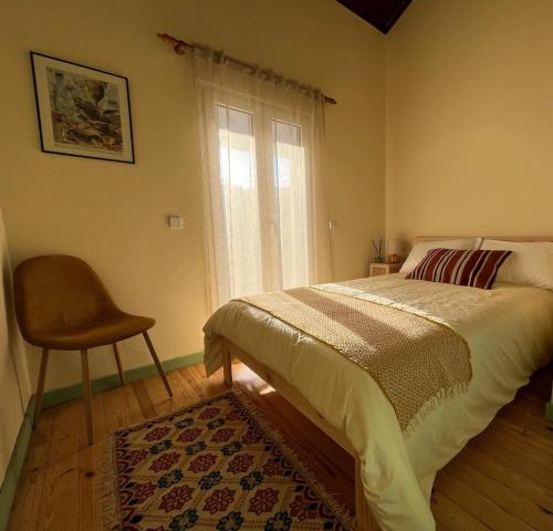 Ένα ή περισσότερα κρεβάτια σε δωμάτιο στο Casa Chã