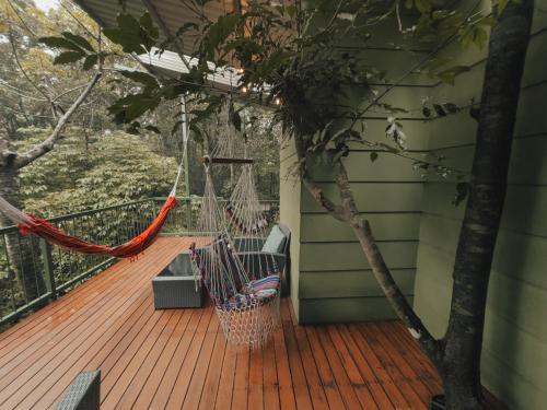 Balkón nebo terasa v ubytování Tree House Bosque Nuboso Monteverde