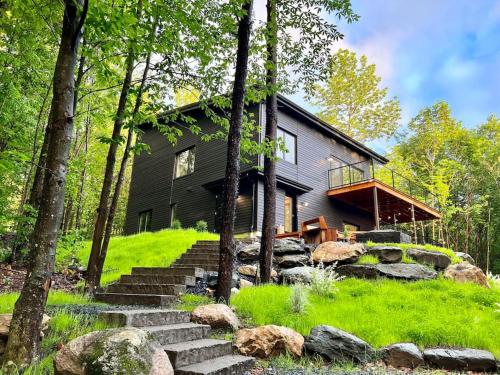Κήπος έξω από το Pur Nature et Spa Eastman